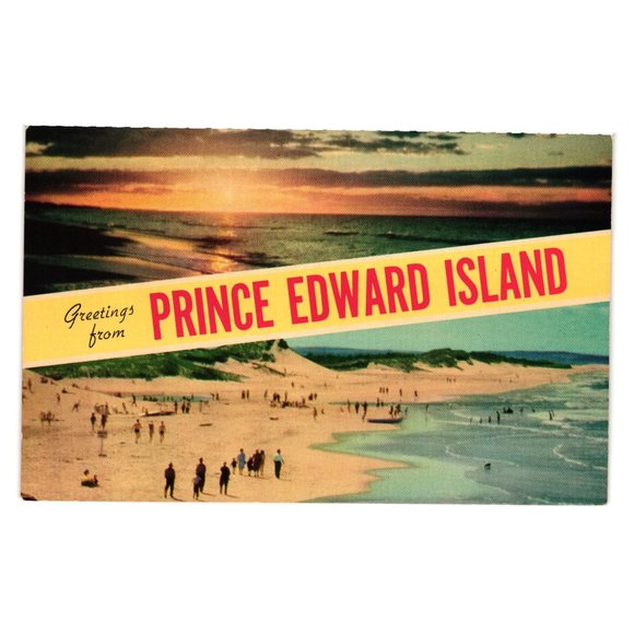 Vintage Postcard Prince Edward Island Beach Lawrence Nova Scotia New Brunswick - Picture 1 of 2